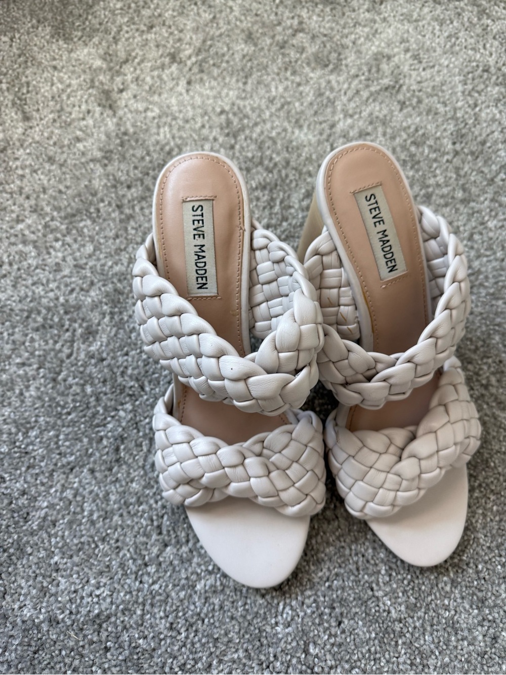 Steve Madden Women's Braided Slide Sandals in Tan